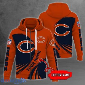 NFL Chicago Bears Custom Name Personalized T Shirt Hoodie Sweatshirt NFL Fans Gift Product Photo 2