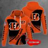 NFL Cincinnati Bengals Custom Name Personalized T Shirt Hoodie Sweatshirt NFL Fans Gift