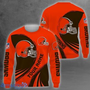 NFL Cleveland Browns Custom Name Personalized T Shirt Hoodie Sweatshirt NFL Fans Gift Product Photo 3