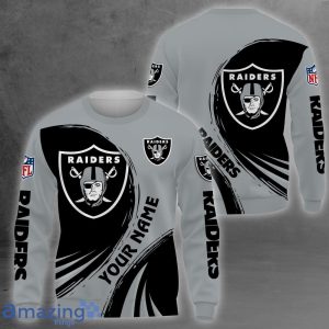 NFL Las Vegas Raiders Custom Name Personalized T Shirt Hoodie Sweatshirt NFL Fans Gift Product Photo 3