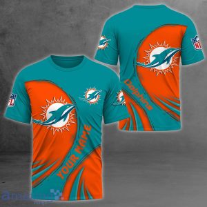 NFL Miami Dolphins Custom Name Personalized T Shirt Hoodie Sweatshirt NFL Fans Gift Product Photo 4