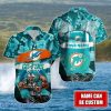 NFL Miami Dolphins Hawaiian Shirt Custom Name Style Gift For Men And Women