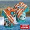 NFL Miami Dolphins Hawaiian Shirt Custom Name Style Gift For Men Women