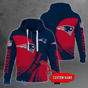 NFL New England Patriots Custom Name Personalized T Shirt Hoodie Sweatshirt NFL Fans Gift Product Photo 2