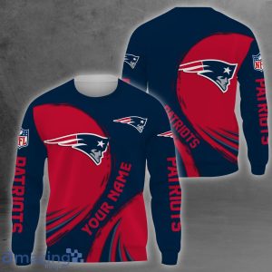 NFL New England Patriots Custom Name Personalized T Shirt Hoodie Sweatshirt NFL Fans Gift Product Photo 3