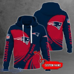 NFL New England Patriots Custom Name Personalized T Shirt Hoodie Sweatshirt NFL Fans Gift Product Photo 1