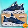 NFL Tennessee Titans Max Soul Shoes Custom Name Football Shoes Sports