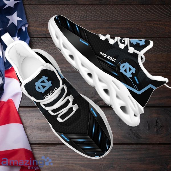 North Carolina Tar Heels Max Soul Shoes Custom Your Name Sneakers Gifts For Fan Product Photo 2