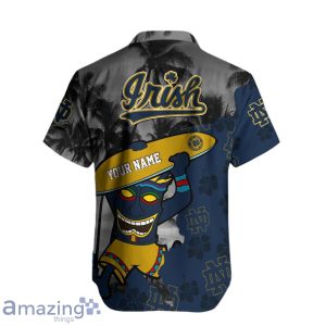 Notre Dame Fighting Irish Hawaiian Shirt Custom Name Style Gift For Men And Women Product Photo 2