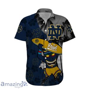 Notre Dame Fighting Irish Hawaiian Shirt Custom Name Style Gift For Men And Women Product Photo 3