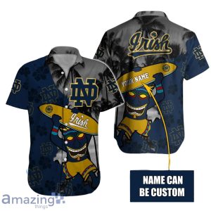 Notre Dame Fighting Irish Hawaiian Shirt Custom Name Style Gift For Men And Women Product Photo 1