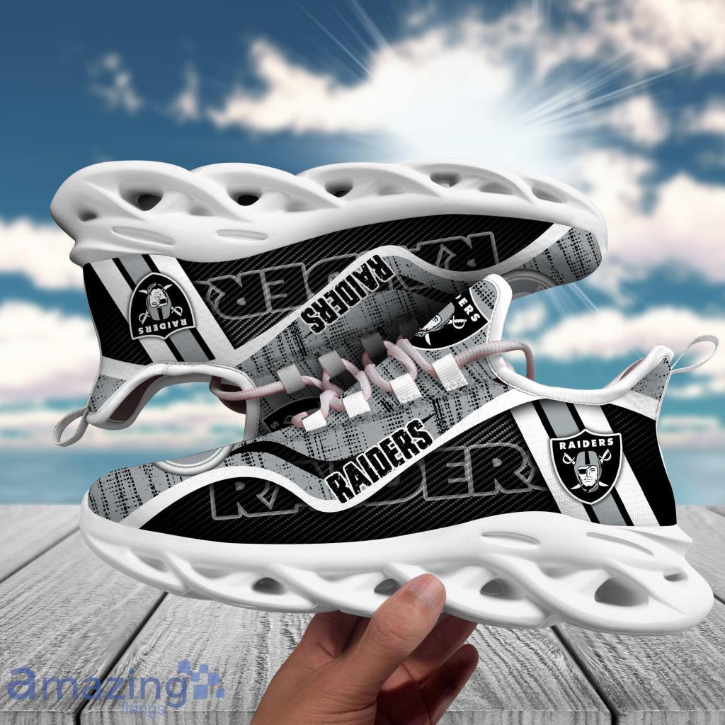 Oakland Raiders NFL Max Soul Shoes Running New 2024 Best Gift Ever Trending Sport image Oakland Raiders NFL Max Soul Shoes Running New 2024 Best Gift Ever Trending Sport Product Photo 1