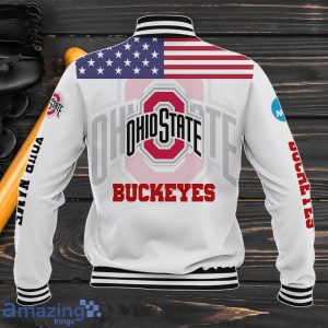 Ohio State Buckeyes Baseball Jacket Custom Name Sport Gifts For Fans Product Photo 3