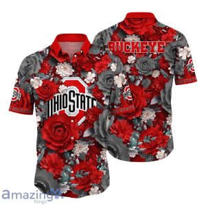 Ohio State Buckeyes Flower Hawaii Shirt Style Gift For Men And Women Product Photo 1