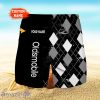 Oldsmobile Logo Print 3D Short Hawaiian Custom Name Trending Summer For Men