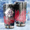 Peace Love Atlanta Braves MLB Tumbler 3D Printed