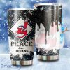 Peace Love Cleveland Indians MLB Tumbler 3D Printed