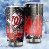 Peace Love Washington Nationals MLB Tumbler 3D Printed