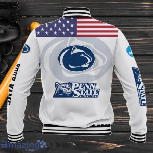 Penn State Nittany Lions Baseball Jacket Custom Name Sport Gifts For Fans Product Photo 3