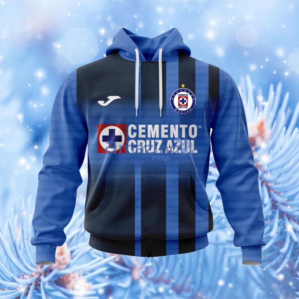 Personalise Liga Mx Cruz Azul 202122 Home Hoodie 3D All Over Print image Personalise Liga Mx Cruz Azul 202122 Home Hoodie 3D All Over Print Product Photo 1