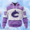 Personalized Nhl Vancouver Canucks Lavender Fight Cancer Hoodie 3D All Over Print
