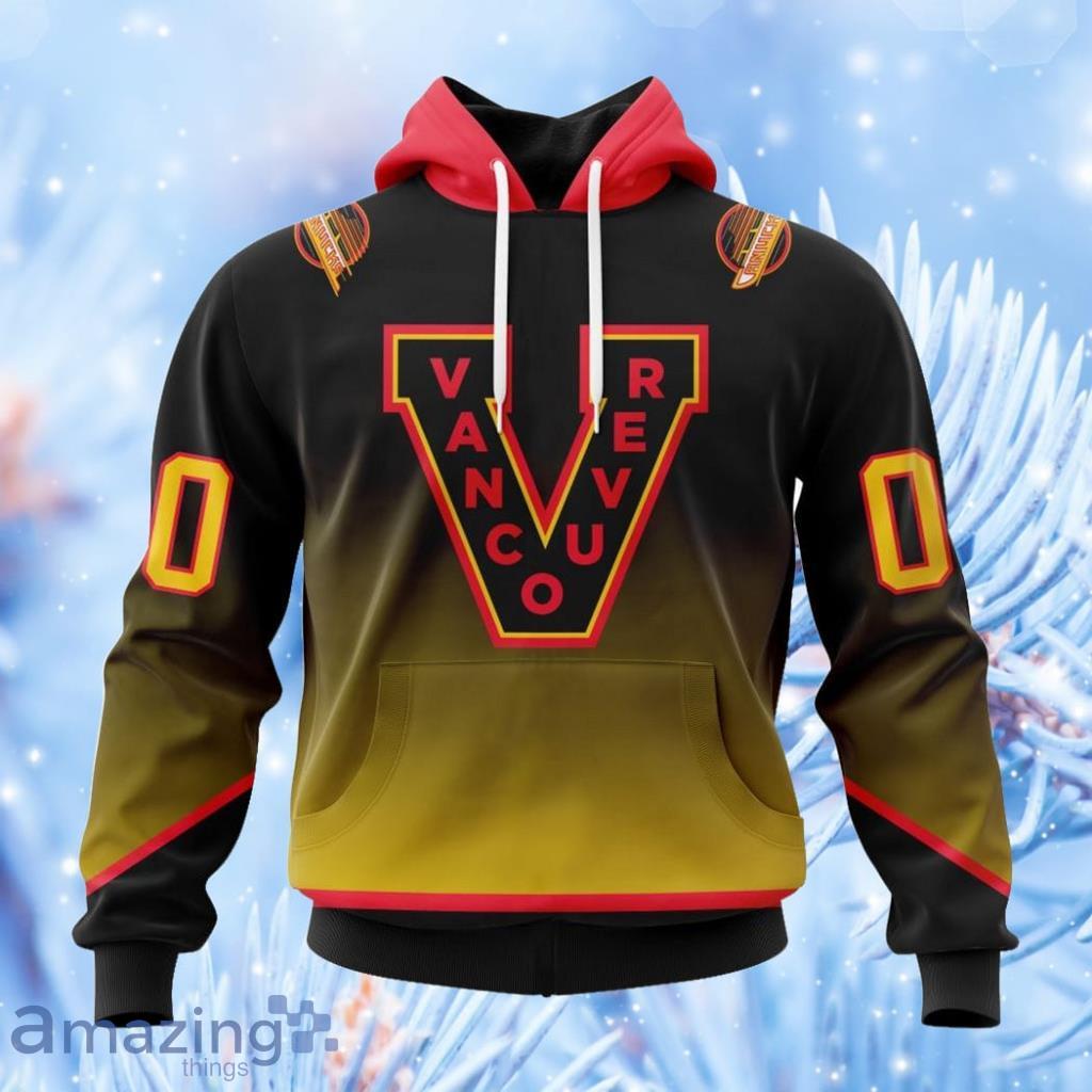 Personalized Nhl Vancouver Canucks Retro Gradient Design Hoodie 3D All Over Print image Personalized Nhl Vancouver Canucks Retro Gradient Design Hoodie 3D All Over Print Product Photo 1