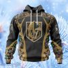 Personalized Nhl Vegas Golden Knights Camo Hunting Design Hoodie 3D All Over Print