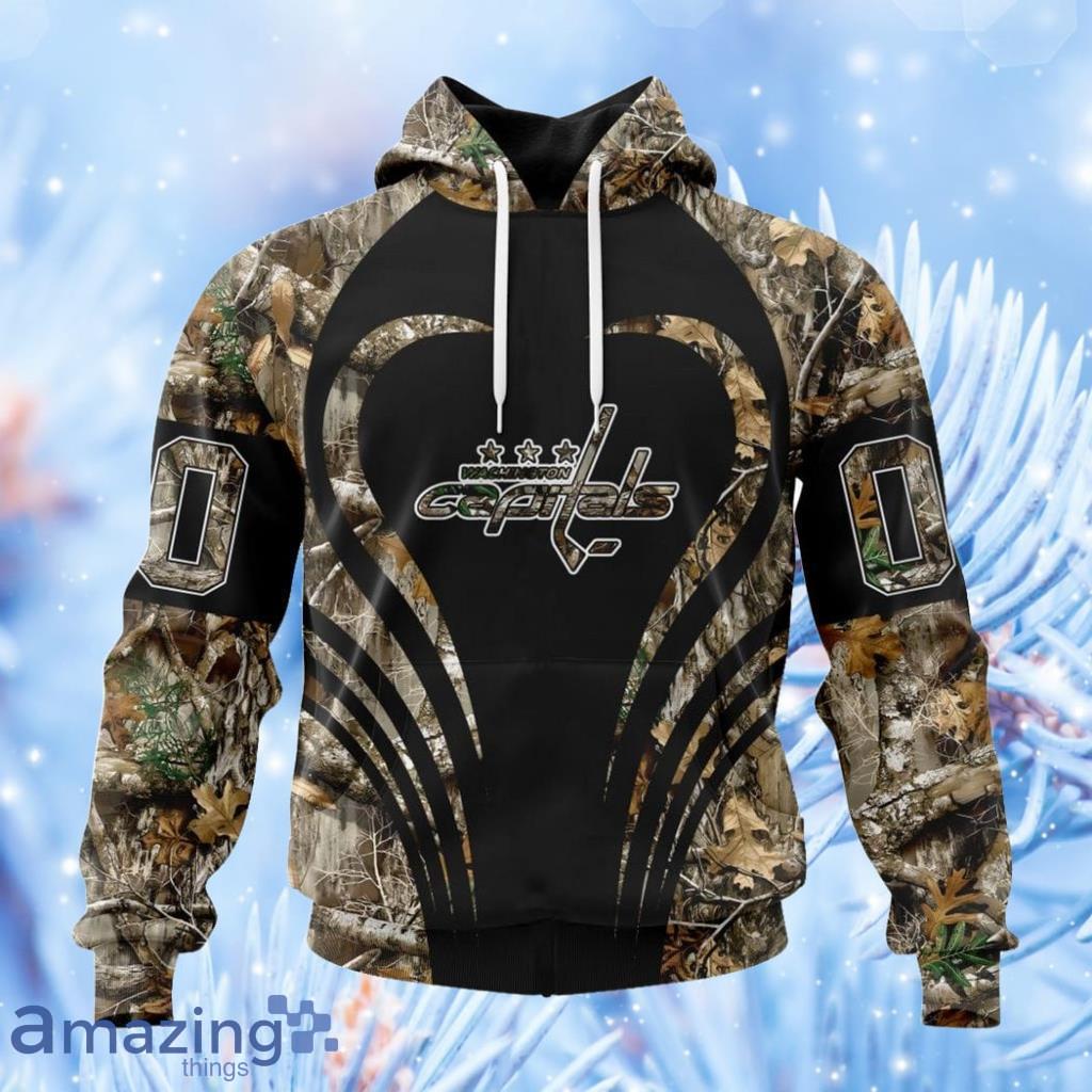 Personalized Nhl Washington Capitals Camo Hunting Hoodie 3D All Over Print image Personalized Nhl Washington Capitals Camo Hunting Hoodie 3D All Over Print Product Photo 1