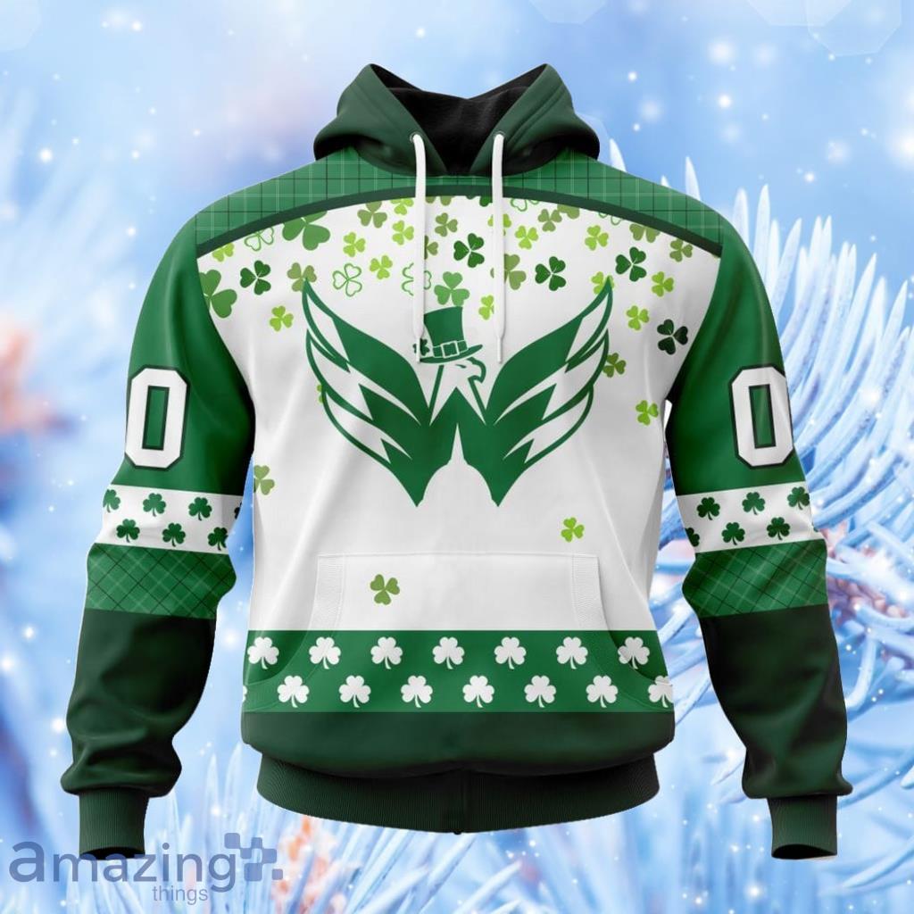 Personalized Nhl Washington Capitals New Design For St. Patrick Day Hoodie 3D All Over Print image Personalized Nhl Washington Capitals New Design For St. Patrick Day Hoodie 3D All Over Print Product Photo 1
