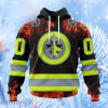 Personalized Nhl Winnipeg Jets New Design Honoring Firefighters Hoodie 3D All Over Print