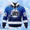 Personalized Nhl Winnipeg Jets Retro Gradient Design Hoodie 3D All Over Print