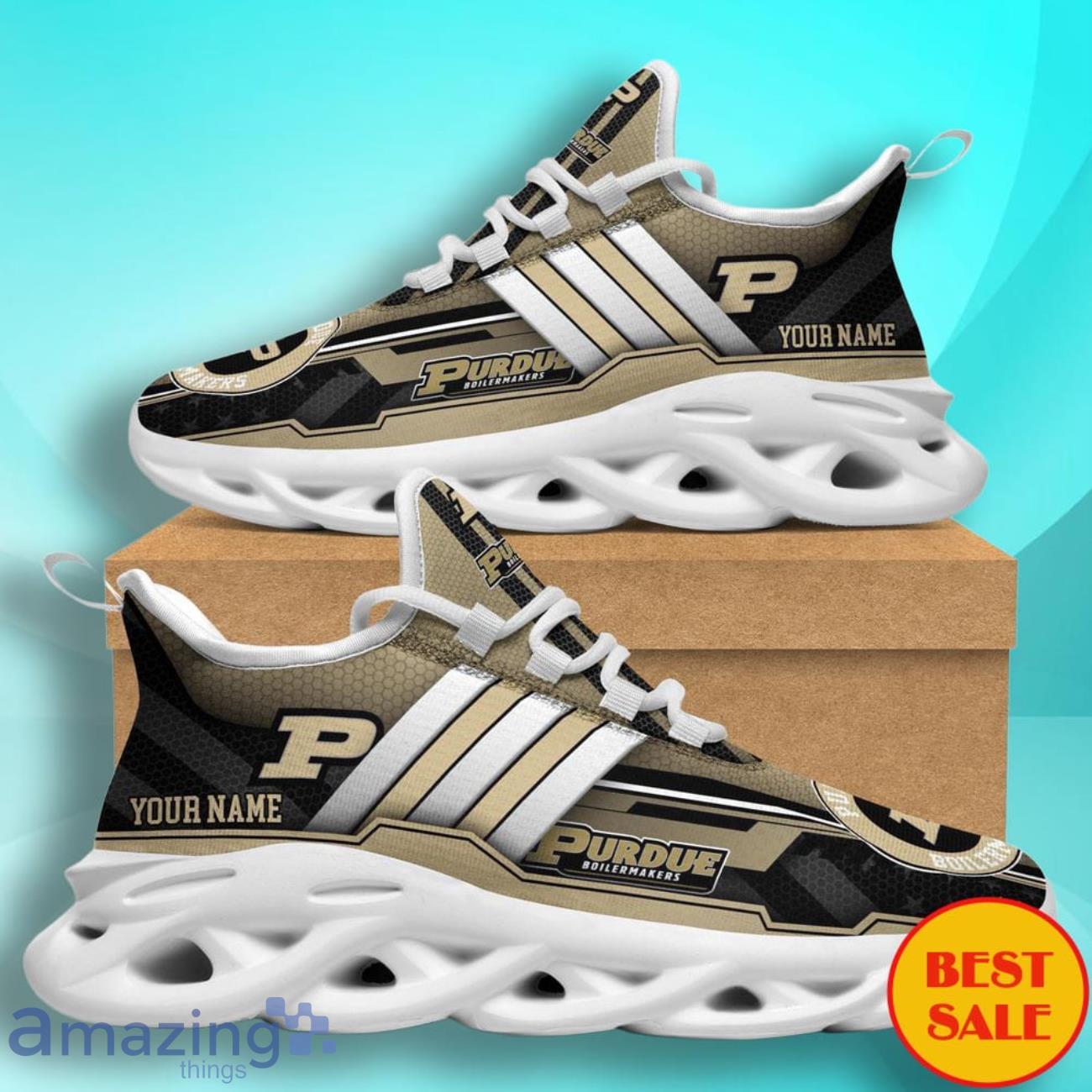 Personalized Purdue Boilermakers Max Soul Shoes Dynamic Sports Sneakers For Fans image Personalized Purdue Boilermakers Max Soul Shoes Dynamic Sports Sneakers For Fans Product Photo 1