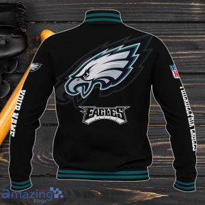 Philadelphia Eagles Baseball Jacket Custom Name Sport Gifts For Fans image Philadelphia Eagles Baseball Jacket Custom Name Sport Gifts For Fans Product Photo 3