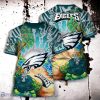 Philadelphia Eagles NFL Flower 3D T Shirt Special Gift For Men Women