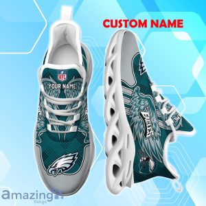 Philadelphia Eagles NFL Max Soul Shoes Custom Name Wings Design For Fans Product Photo 4