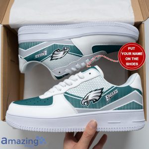 Philadelphia Eagles Personalized Name Air Force Sneakers Shoes Sport Shoes Limited Gift For Fans Product Photo 2