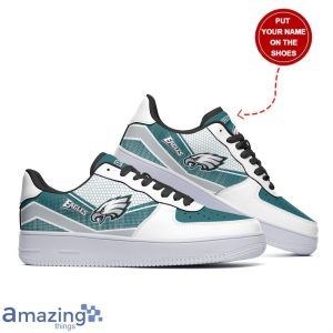 Philadelphia Eagles Personalized Name Air Force Sneakers Shoes Sport Shoes Limited Gift For Fans Product Photo 4