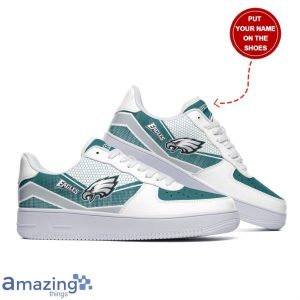 Philadelphia Eagles Personalized Name Air Force Sneakers Shoes Sport Shoes Limited Gift For Fans Product Photo 1