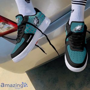 Philadelphia Eagles Personalized Name Sneakers Air Force Shoes Team Shoes Product Photo 3