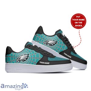 Philadelphia Eagles Personalized Name Sneakers Air Force Shoes Team Shoes Product Photo 4