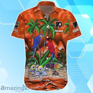 Philadelphia Flyers Hawaiian Shirt Summer Gifts For Fans Custom Name Product Photo 2
