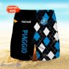 Piaggio Logo Print 3D Short Hawaiian Custom Name Trending Summer For Men