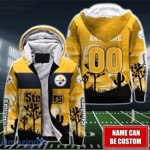 Pittsburgh Steelers 3D Shirt Hoodie All Over Print Custom Number & Name Product Photo 1