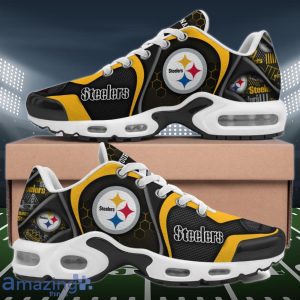 Pittsburgh Steelers Air Cushion Sports Shoes Custom Name Gifts For Football Fan Product Photo 1