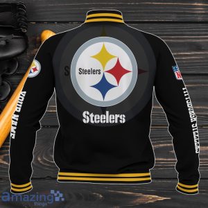 Pittsburgh Steelers Baseball Jacket Custom Name Sport Gifts For Fans Product Photo 3