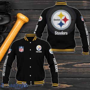 Pittsburgh Steelers Baseball Jacket Custom Name Sport Gifts For Fans Product Photo 1