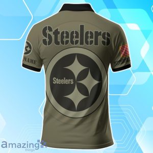 Pittsburgh Steelers NFL Polo Shirt Custom Your Name For Fans image Pittsburgh Steelers NFL Polo Shirt Custom Your Name For Fans Product Photo 2