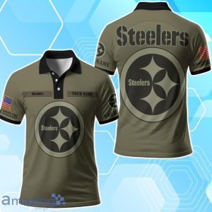 Pittsburgh Steelers NFL Polo Shirt Custom Your Name For Fans Product Photo 1