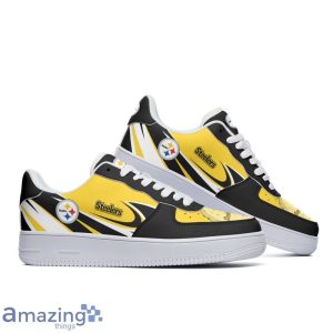 Pittsburgh Steelers Personalized Name Sneakers Air Force Shoes Team Shoes Product Photo 2