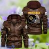 Pittsburgh Team Custom Name And Number 2D Leather Jacket Sport Gift
